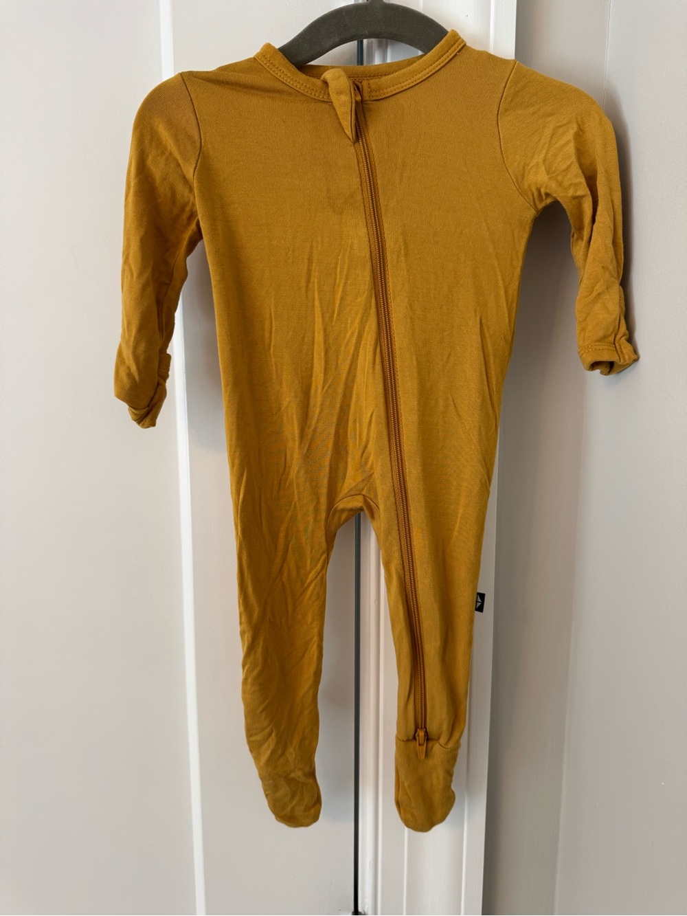 Kyte BABY Mustard Footed Zippered One-Piece